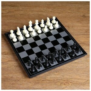 Настольная игра 3 в 1 "Классика"шахматы, шашки, нарды, магнитная доска 32 х 32 см
