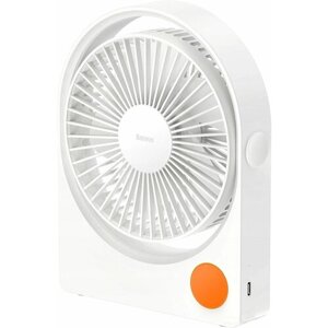 Настольный портативный вентилятор Baseus Serenity Pro, 2000 mAh, Белый, ACJX000002