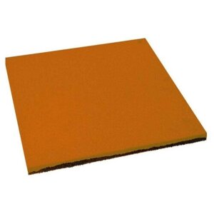 Newmix Резиновая плитка Квадрат 30 мм грунт (Яйцо) оранжевая