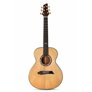 NG MINI 1E электроакустическая гитара, цвет натуральный, чехол в комплекте