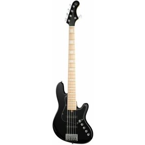 NJS5-BK Elrick NJS Series Бас-гитара 5-струнная, черная, с чехлом, Cort