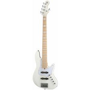 NJS5-WHT Elrick NJS Series Бас-гитара 5-струнная, белая, с чехлом, Cort