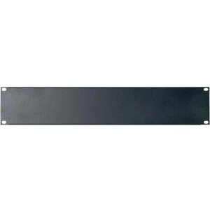 NordFolk NRP-2U рэковая панель, 2U, сталь, черный