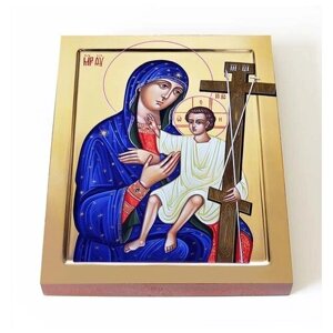 Новоникитская икона Божией Матери, печать на доске 13*16,5 см
