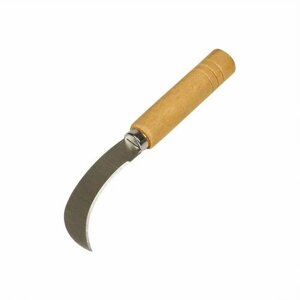 Нож садовый, 18 см, с деревянной ручкой, 5 шт.