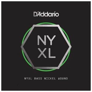 NYXLB040 NYXL Отдельная струна для бас-гитары, никелированная, 040, D'Addario