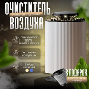 Очиститель воздуха с подсветкой, озонатор для дома, воздухоочиститель для дезинфекции и устранения неприятного запаха