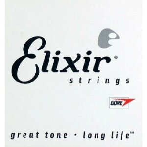 Одиночные струны для акустической гитары Elixir Acoustic Nanoweb 15126 Bronze 80-20 26