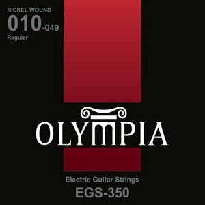 Olympia EGS350 струны для эл. гитары Nickel Wound (10-14-21w-28-38-49)