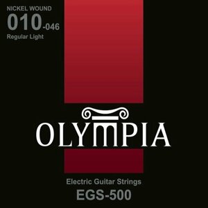 Olympia EGS500 струны для эл. гитары Nickel Wound (10-13-17-26w-36-46)