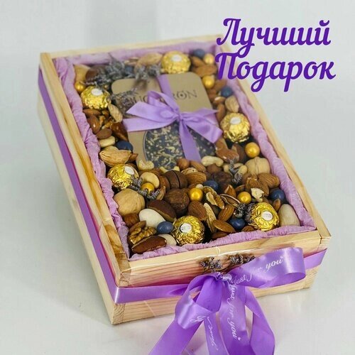 Ореховый рай"подарочный набор "орехи и элитный шоколад Bucheron