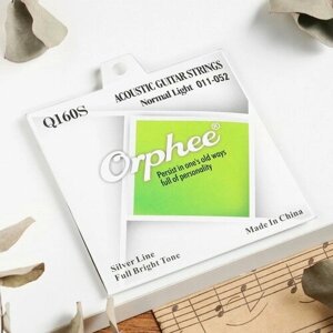 Orphee Струны для акустической гитары Orphee Q160S, 011-052