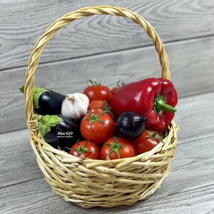 Овощная корзина «Рататуй»Подарочный набор с овощами для веганов