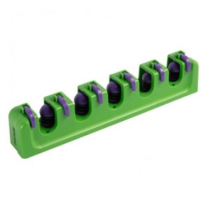 PALISAD Настенный держатель для садового инструмента 68300, 7х45 см, 1 шт, зеленый/фиолетовый