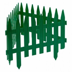 PALISAD Забор декоративный "Рейка", 28х300 см, зеленый, 65005