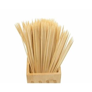 Палочки бамбуковые для шашлыка, канапе, закусок 25 см 80 шт