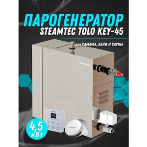 Парогенератор для хамама и турецкой бани Steamtec TOLO-45-KEY, 4.5 кВт
