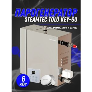 Парогенератор для хамама Steamtec TOLO-60-KEY (6 Квт), 220В (объем парной 5-7 м3)