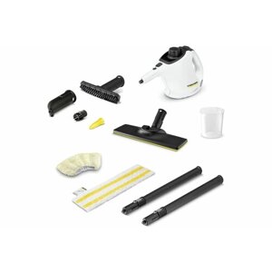 Пароочиститель KARCHER SC 1 EasyFix, белый/черный