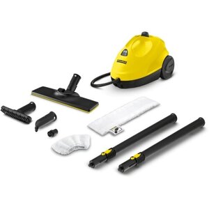 Пароочиститель KARCHER SC 2 EasyFix + подарок круглая щетка 1.512-063-BL-C, желтый/черный