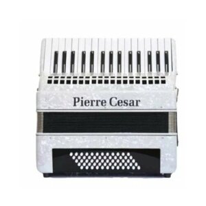 PCA3260 WHP Аккордеон, 60 басов, 32 клавиши в правой руке, цвет белый перламутр, Pierre Cesar