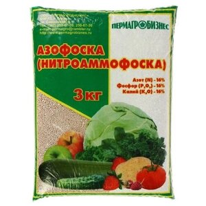 Пермагробизнес ООО Удобрение минеральное Азофоска, 3 кг