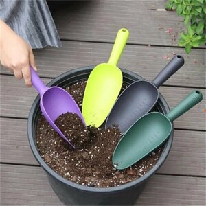 Пластиковая лопатка для комнатных растений, Садовая лопатка 1 шт, цвет микс