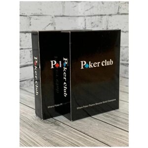 Пластиковые игральные покерные карты PokerClub