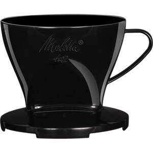Пластиковый фильтродержатель для кофе Melitta 1x2, чёрный 6761017