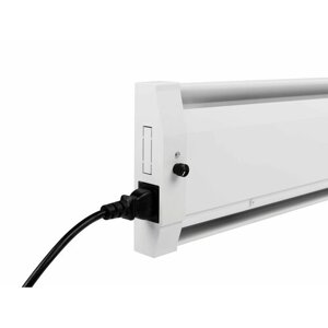 Плинтусный обогреватель Mr. Tektum Smart-Roll 600Вт 1,6м белый подключение слева