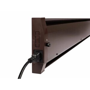 Плинтусный обогреватель Mr. Tektum Smart-Roll 600Вт 1,6м темно-коричневый подключение слева