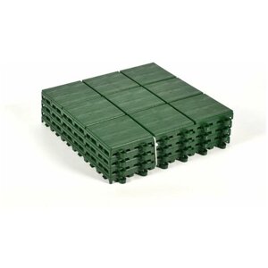 Плитка садовая 30*30см зеленая (набор из 4 шт)