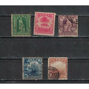 Почтовые марки Куба 1905г. Деревенские пейзажи" Коллекции U