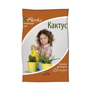 Почвогрунт для кактусов и алоэ FLORIKA 2,5л