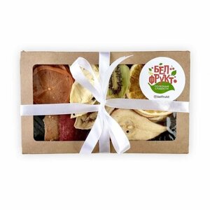 Подарочный набор Белфрукт, размер "S", натуральная пастила и фруктовые чипсы, подарок на Новый год, на праздник и день рождения