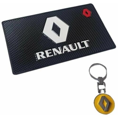 Подарочный набор для Renault коврик и брелок