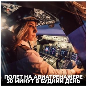 Подарочный сертификат авиатренажер Dream Aero 30 минут в будний день в Москве
