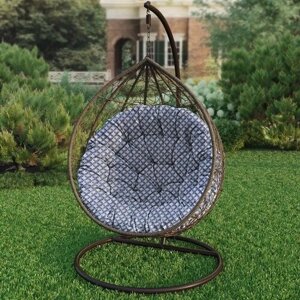 Подушка для садовых качелей, круглая напольная сидушка Хинди