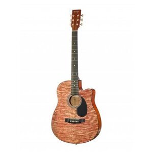 Походная акустическая гитара с вырезом, HOMAGE LF-3800CT-N