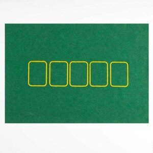 Покер, набор для игры (карты 2 колоды, фишки с номин 100 шт, сукно 40х60 см)