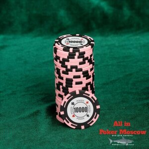 Покерные фишки - Номинал 10000 - 25 фишек