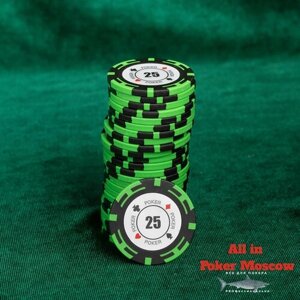 Покерные фишки - Номинал 25 - 25 штук
