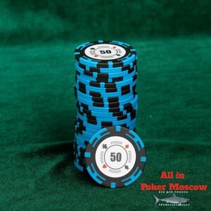 Покерные фишки - Номинал 50 - 25 фишек