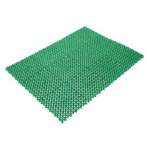 Покрытие ковровое щетинистое без основы "Травка", 40х53 см, цвет зелёный