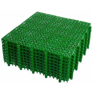 Покрытие модульное 33х33 см, 9 шт/упак зеленое