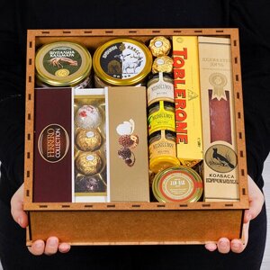 Поларочный набор с конфетами и медом ART-Box артишок №2225