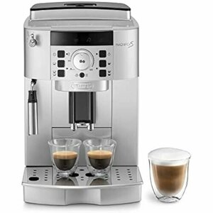 Полностью автоматическая кофемашина De'Longhi Perfecta ESAM 5500. S (1,8 литра, цифровой дисплей, встроенная система приготовления молока, коническая кофемолка, 13-ступенчатая кофемолка, съемный заварочный блок и