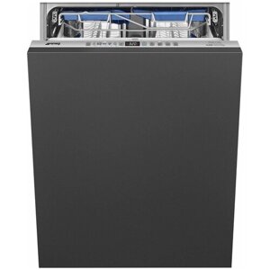Полностью встраиваемая посудомоечная машина, 60 см, Черный Smeg STL323BL