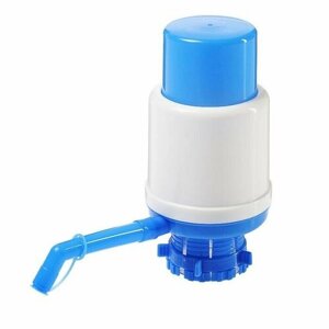 Помпа для воды Luazon, механическая, большая, под бутыль от 11 до 19 л, голубая (комплект из 3 шт)