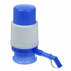 Помпа для воды Luazon, механическая, малая, под бутыль от 11 до 19 л, голубая (комплект из 5 шт)